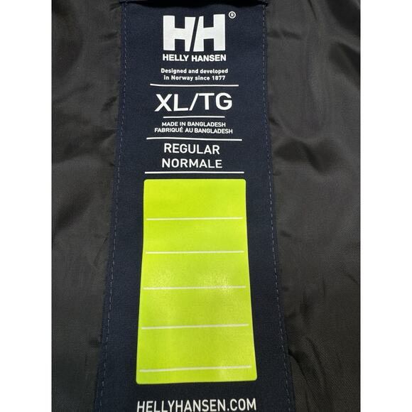 Helly Hansen Crew Vest XL Navy Softshell Windproof Water-Resistant Note-Has Logo - Picture 10 of 12